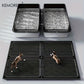 Semi-Enclosed Leak-Proof High-Sided with Mat 2026 – KEMORELA Extra Large Stainless Steel Cat Litter Box