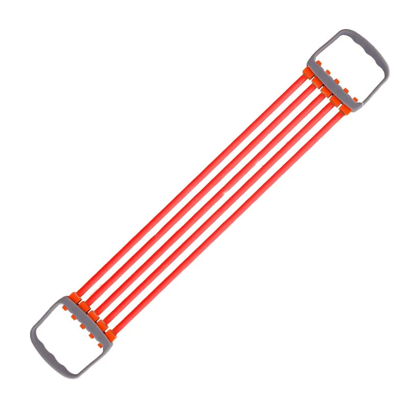 Rubber Tube Chest Expander Fitness Equipment - Flexible Resistance for Arm & Pectoral Training