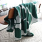 Plush Deluxe Sofa Bedspread Scandinavian Patterned Shawl Household Decor 2026 – Jacquard Imitation Cashmere Throw Blanket