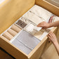 Foldable Bra and Underwear Organizer - Household Organizers for Socks, Pants & Drawer Storage