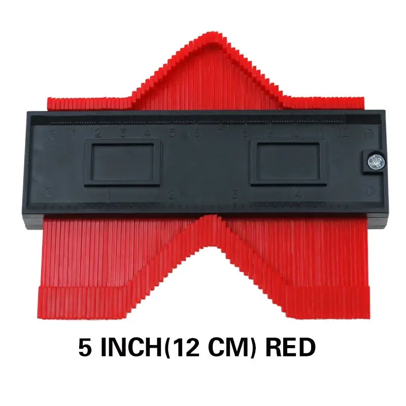 Contour Gauge Duplicator - Plastic Profile Measuring Device for Household DIY Projects, 10 inch