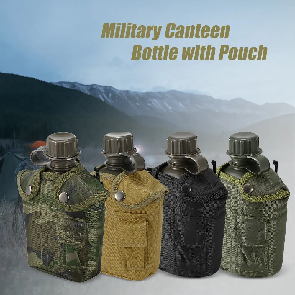 Water Bottle Canteen Fall 2025 Outdoor Hiking Survival Gear Sturdy Leakproof For Camping And Backpacking