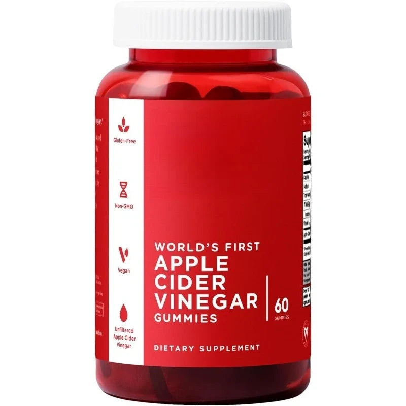Cider Apple Vinegar Gummies Plant Based Dietary Supplement Spring 2026 Wellness Immune and Energy Support 60 Count