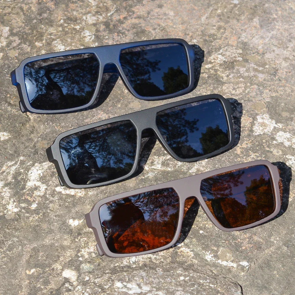 Timeless Square Polarized Sunglasses for Men Women Fashion Sports Shades
