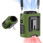 5000mAh Travel-Friendly Waist Fan - 4 Speeds Neck Fan for Outdoor Travel