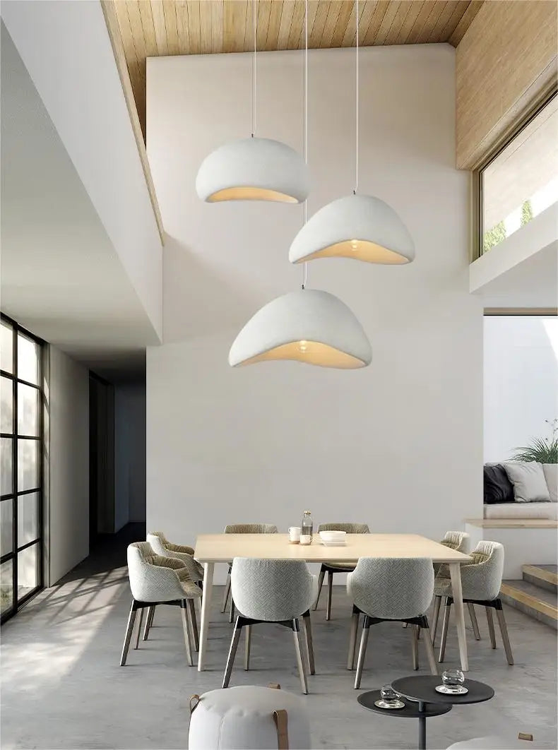 Japandi Pendant Ceiling Lamps Scandinavian Wabi Sabi LED Dining Room