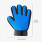 Silicone Pet Grooming Gloves for Cats & Dogs - Hair Removal, Bathing & Massage Device