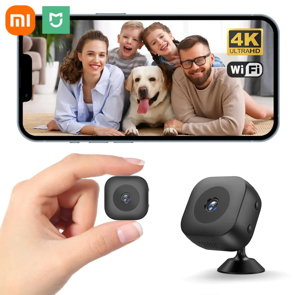 Mini HD Security Camera WiFi Remote Monitor 1080P Night Vision Motion Detection Smart Household Fall 2025 Gift