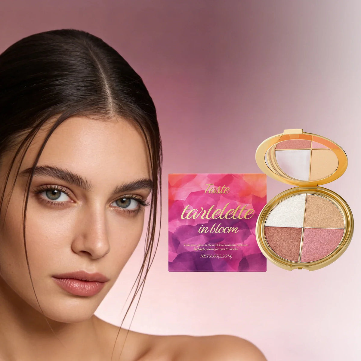 Eyeshadow2026 Edition Palette Highlight Blush Highlighter Brighten Eye Area Organic Look Travel-Friendly Eye Makeup TikTok Viral Fall