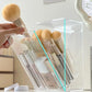 Brush Makeup Holder With Lid Acrylic Organizer Box Large Capacity Divider Storage Dust Free Fall 2025 Gift