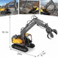 Excavator RC 1/16 Scale Alloy Digger 3in1 Construction Vehicle Fall 2025 Gift Idea