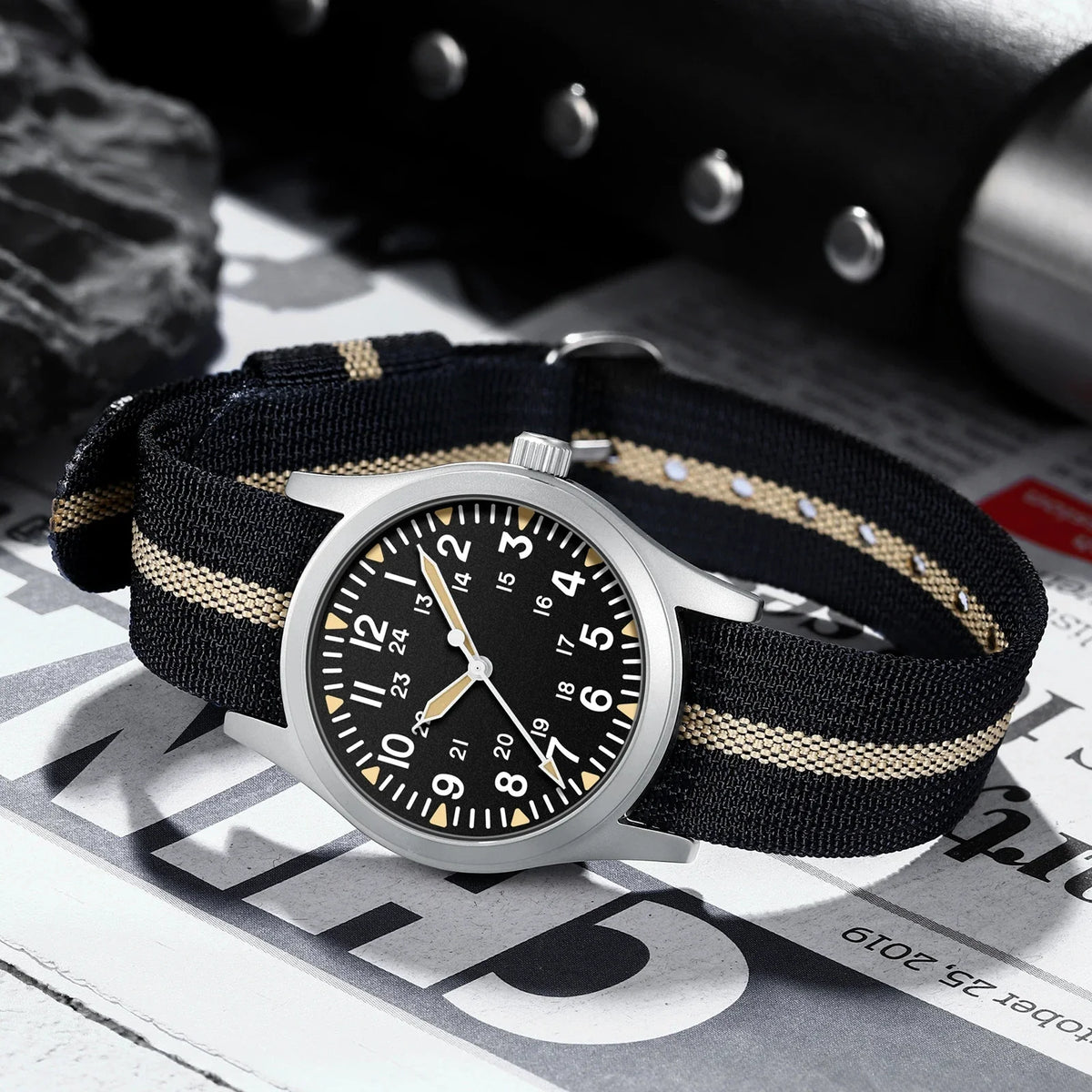 Military2025 Edition Quartz Field Watch 37mm Sapphire Fall