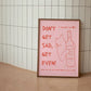 Black Cat Wall Art Red Orange Canvas Print Water-Resistant