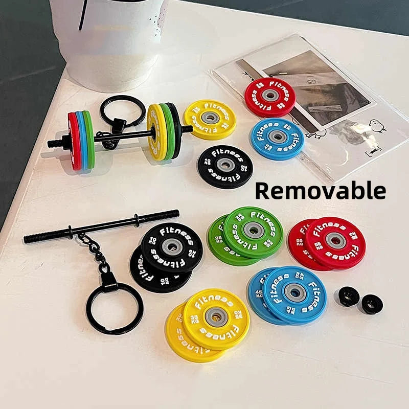Keychain Barbell Fitness Gift Accessory TikTok Viral Fall 2026 Gift Idea For Gym Lovers