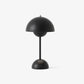 Battery-Powered Table Lamp Scandinavian Flower Bud With Iron Touch Switch Fall 2026 Household Decor For Bedroom Or Nightstand
