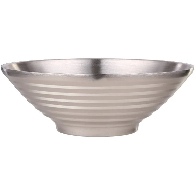 Steel Stainless Ramen Bowl 1.4L Insulating Christmas Gift