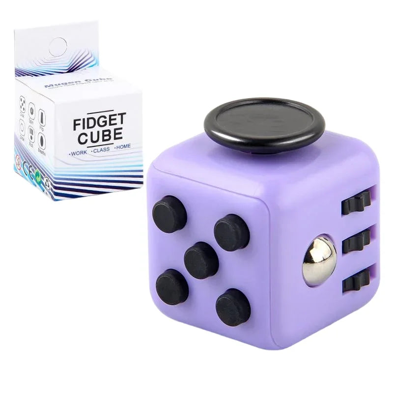 Cube Fidget Antistress Spinner Toy Sensory Stress Relief