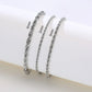 Steel Stainless Rope Chain Bracelet Twisted Singapore