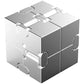 Metal Magic Cube Stress Relief Toy Travel-Friendly Puzzle Focus