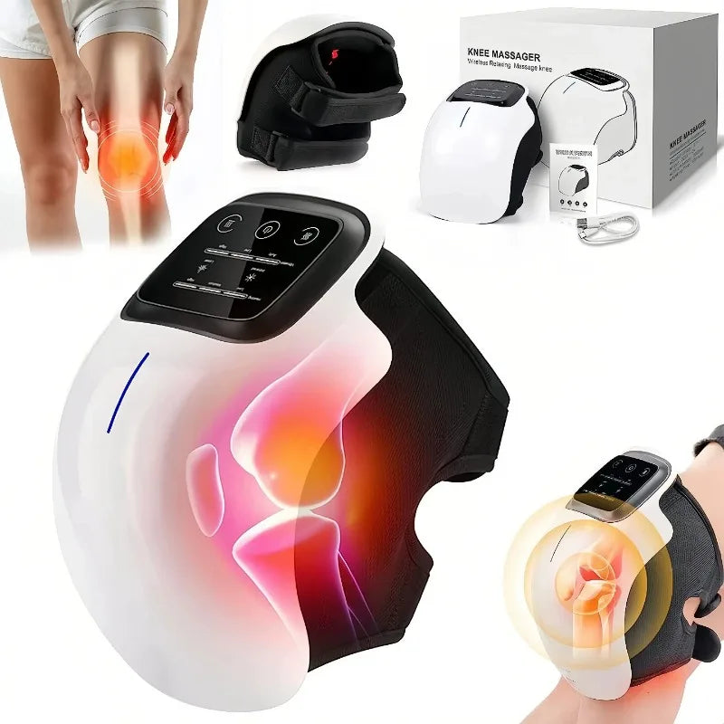 Knee Massager Travel-Friendly Wearable Massage Device Spring 2026 Wellness Gift For Joint Relief