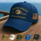 unisex Breathable baseball cap - Eagle-embroidered, flag-patch, six-panel curved-brim, cotton crown, 250th anniversary