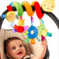 Plush Giraffe Baby Rattle Hanging Plush Newborn Sensory Toys