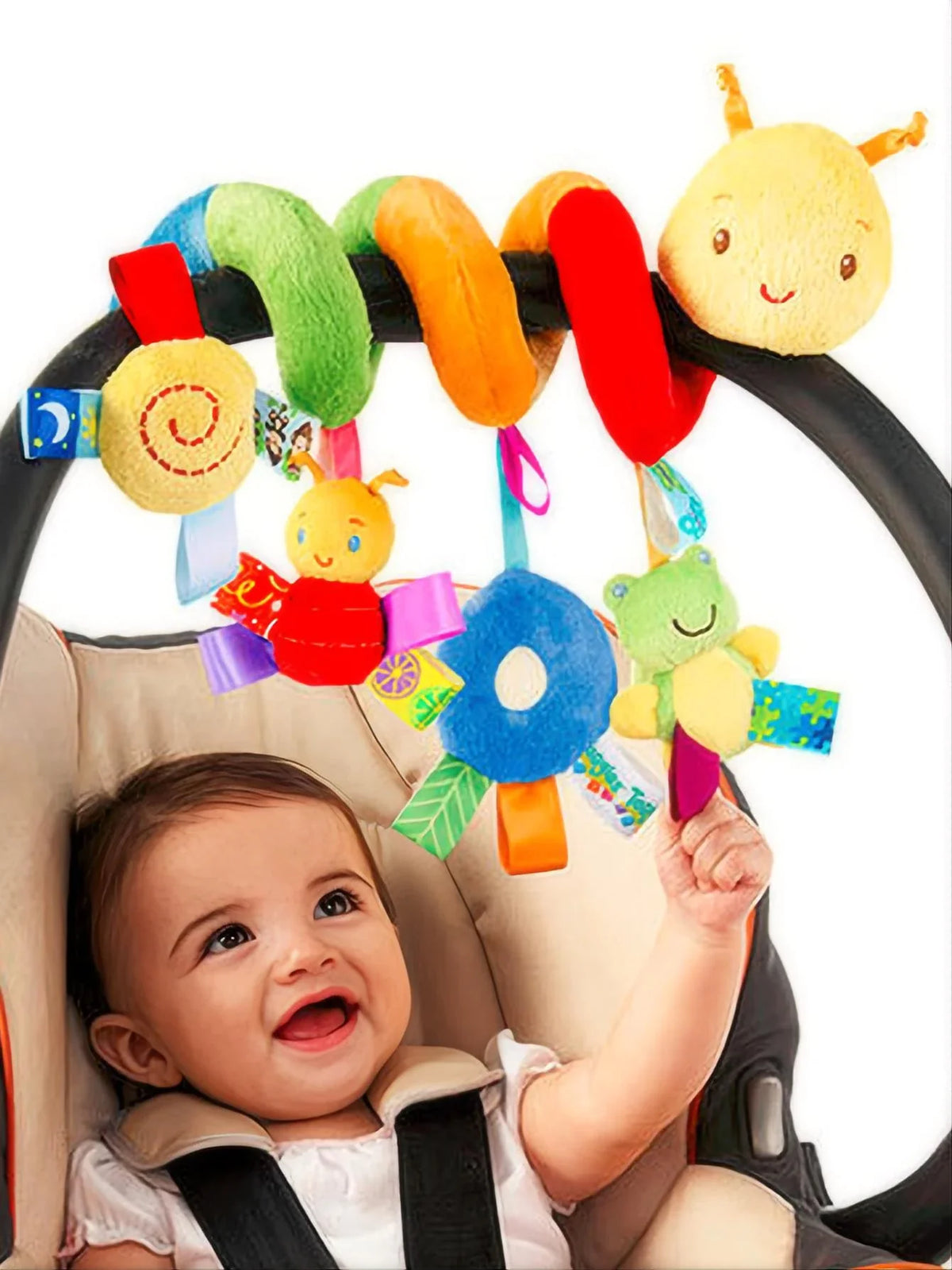 Plush Giraffe Baby Rattle Hanging Plush Newborn Sensory Toys