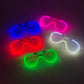 Shape Heart Glow LED Glasses -  Party Glasses for Kids and Adults, 5 Colors Neon Supplies