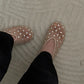 Women Breathable Ballet Flats - Mesh Crystal, Casual Walking