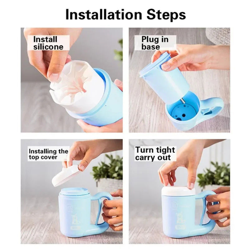 Dog Paw Cleaner Travel-Friendly Silicone Paw Washer Cup Outdoor Fall 2025 360 Degree Gentle Fast Mess Free Cleaning