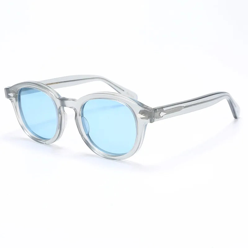 Sunglasses Polarized Vintage Round Acetate Frame Summer 2026 Driving Glare Reduction Gift Idea