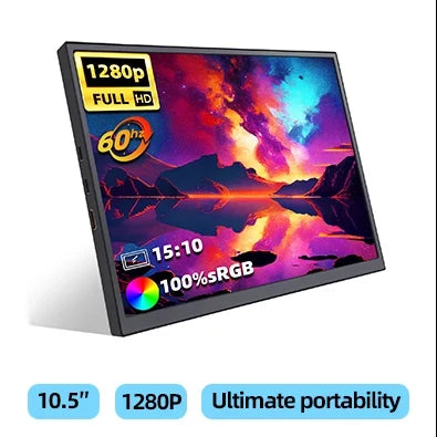 2K Travel-Friendly Monitor 14 Inch Touch HDR 60Hz Gaming Display