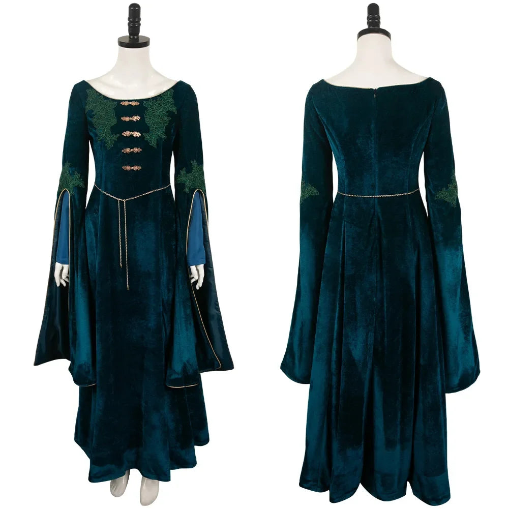 Cosplay Alicent Dress Medieval Fantasy Gown Halloween