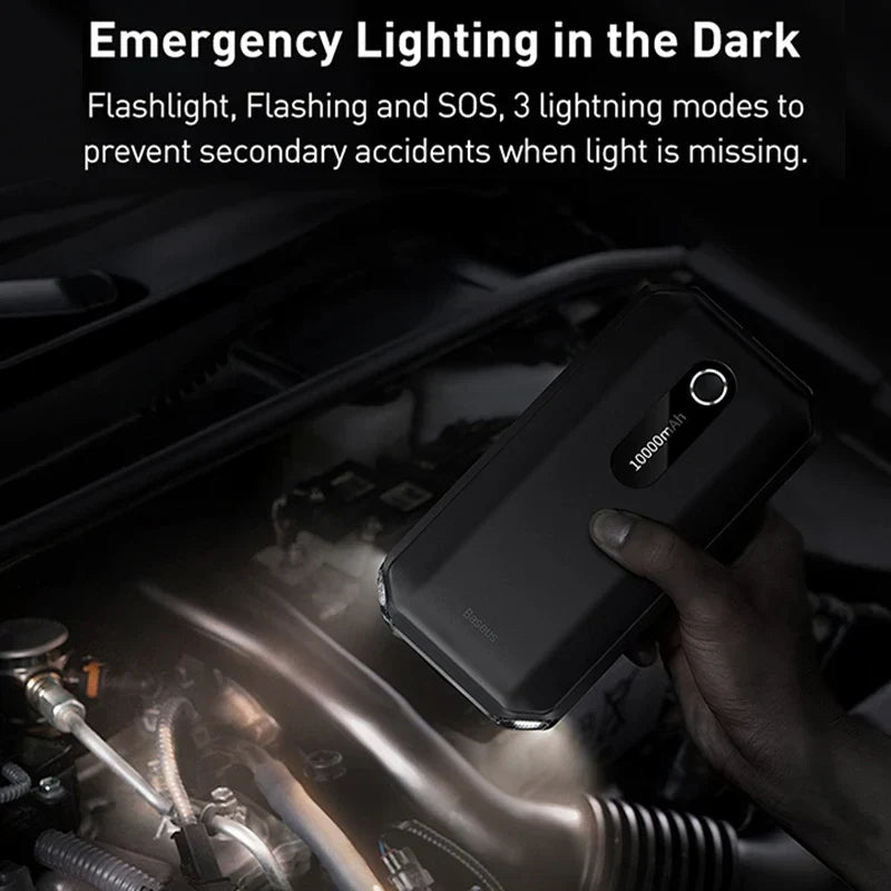 Car Jump Starter 800A Travel-Friendly Power Bank For Auto Emergency Booster, Fall 2025 Road Trip Ready