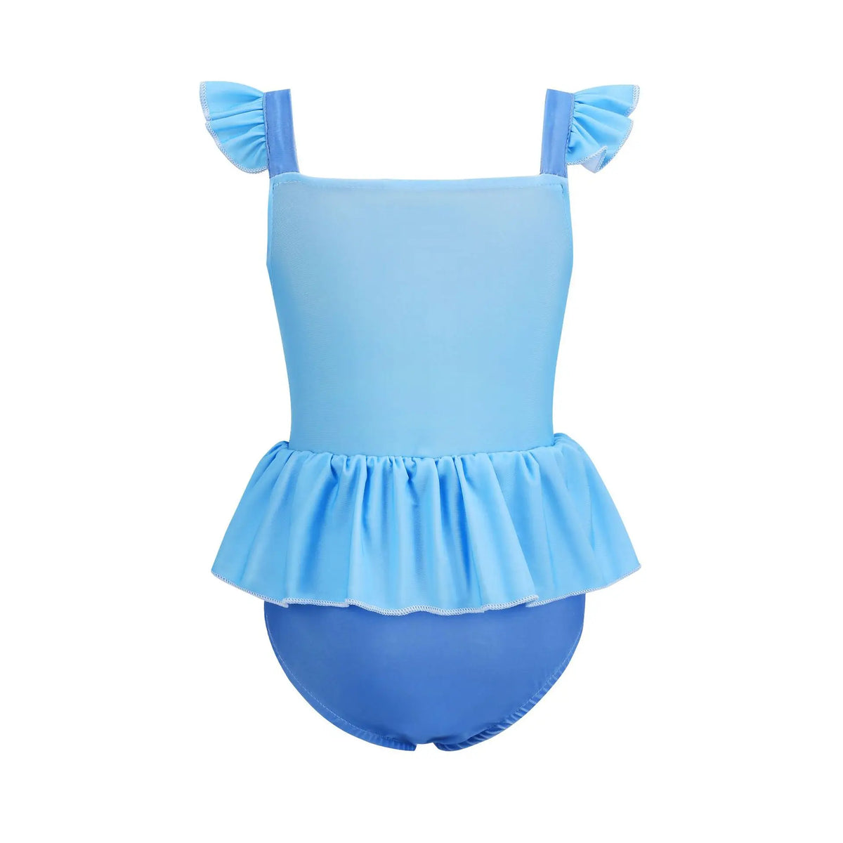 Sturdy Princess Print, Cotton-Poly, For Beach and Pool – Fast-Dry Girls Two-Piece Swimsuit