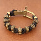 Skull Paracord Bracelet Gothic Wristband Halloween 2026 Gift Idea Flexible Braided Jewelry