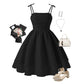 Plush Girls' Princess Dress - Tiered Sling Dress, Flattering, Polyester, For Birthday Party