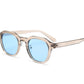 Style Korean Retro Sunglasses for Women TR90 Polygon Polarized UV400 Green Brown 2025 Summer