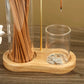 Incense Holder 2 in 1 Glass Ash Catcher Organizer Stand, Fall 2025 Household Decor, Anti Ash Clean Design