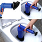 Drain Cleaner 4 Piece Plunger Kit Hand-Operated Air Pump Unblocker for Sinks Basins Drains Fall 2026 Fast Household Cleanup