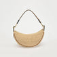 hobo style, crossbody, for beach & summer – Light women's woven straw shoulder bag
