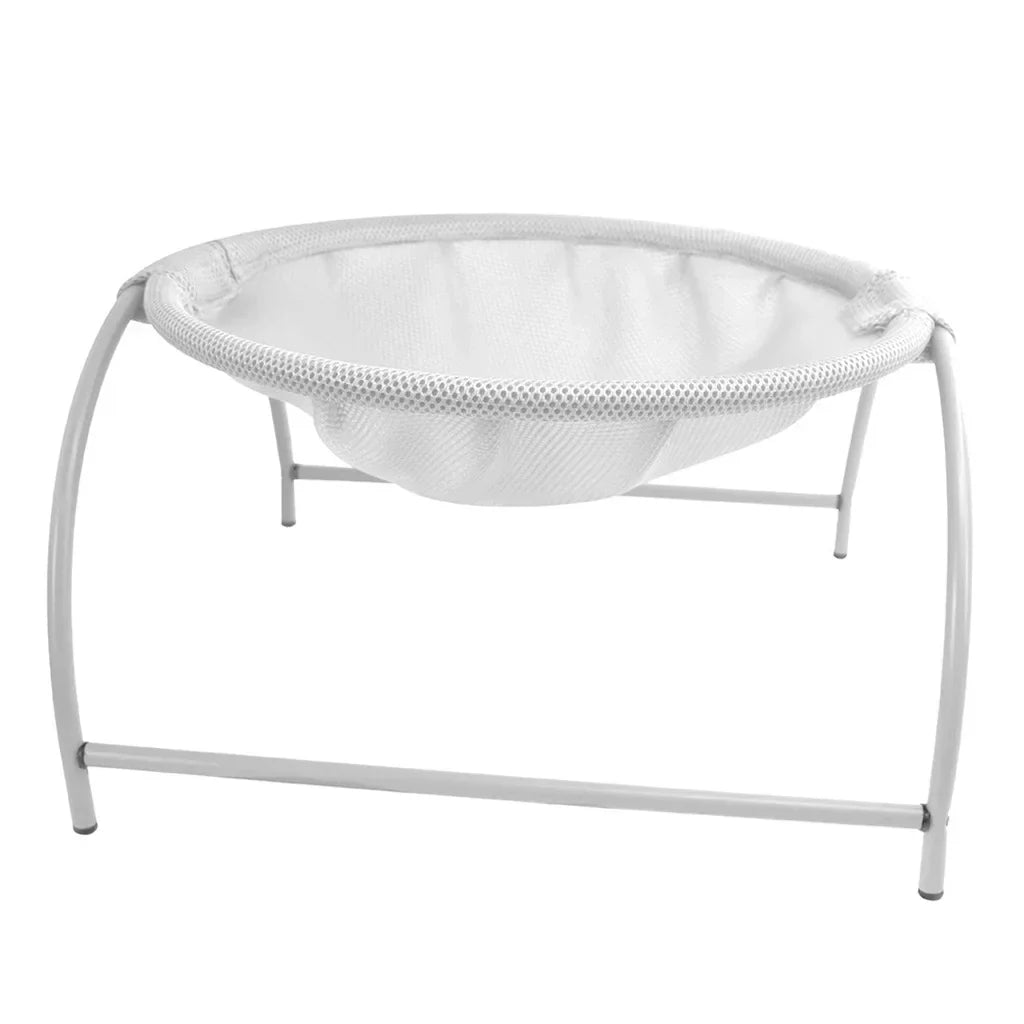 Bed Cat Breathable Cooling Hammock Cot Elevated Pet Sofa Summer 2025 Cozy Sturdy Metal Frame Nap Lounger