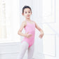 Girls Breathable Leotards - double camisole, cross-back, cotton-spandex blend, for ballet class