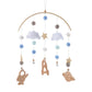 Mobile Baby Wooden Crib Hanging Toy Newborn Nursery Fall 2025 Soothing Music Developmental Gift