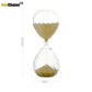 Timer Hourglass 30-Minute Moire Ripple Glass Hourglass Decor Fall 2025 Coffee Shop Centerpiece And Functional Timer Gift