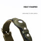 Leather Dog Collar Flexible Padded Pet Collar With AirTag Holder Deluxe Design All-Season Comfort Gift
