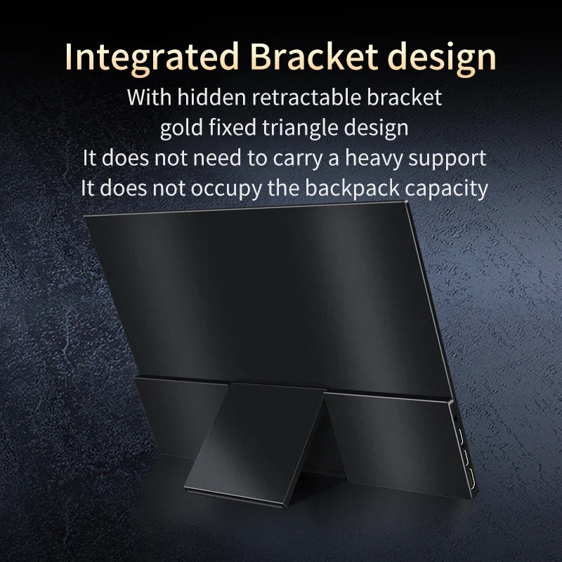 OLED 13.3 Travel-Friendly Monitor Metal Frame Travel Display