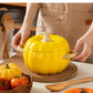 Ceramic2025 Edition Soup Pot Pumpkin Lid Porcelain Large Fall