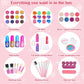 Kids Makeup Kit Toy Kit Washable Pretend Play Makeup Back To School 2025 Gift Idea