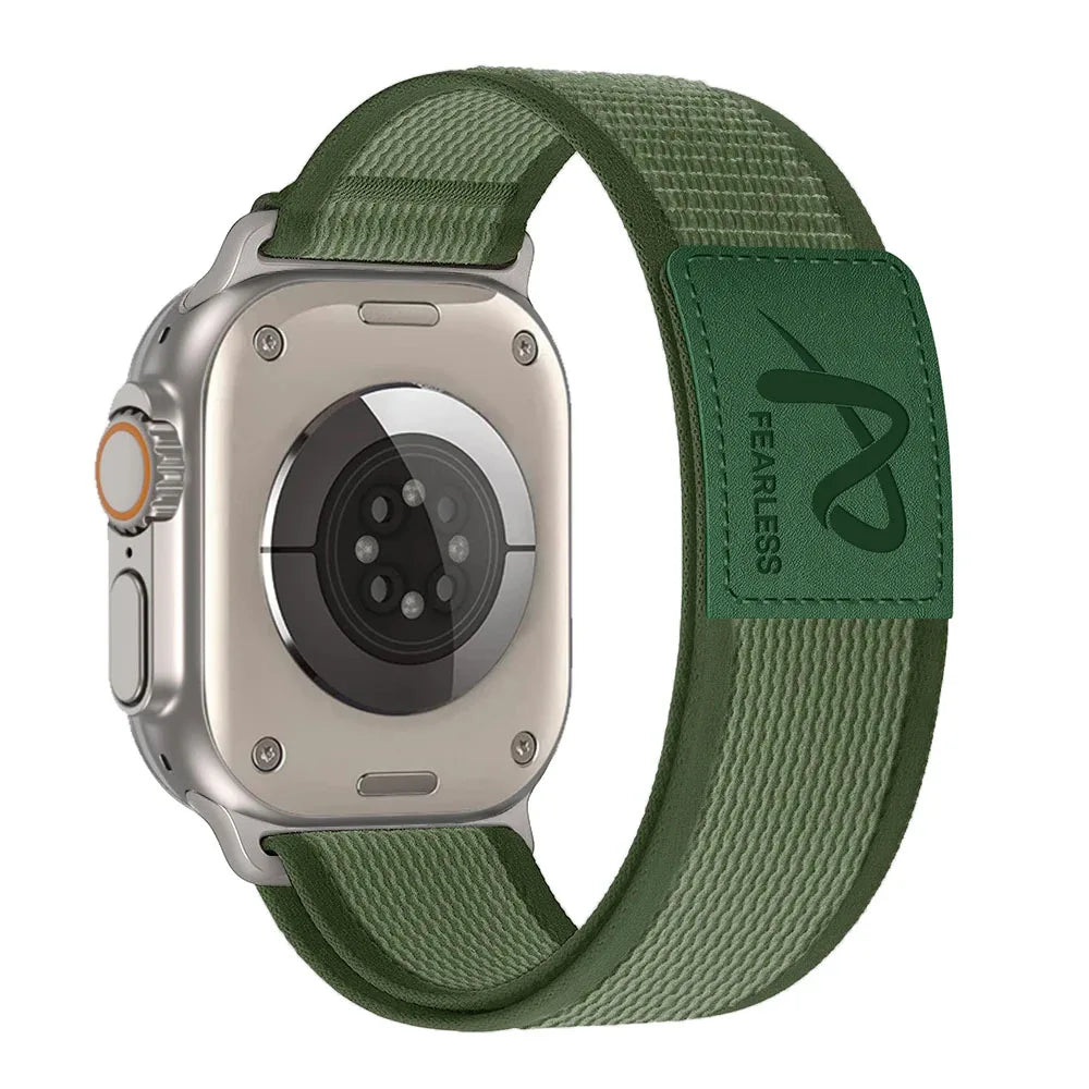 Trail Nylon Loop Apple Watch Band - Breathable Sport Strap for Ultra 3 2, Series 11 10 9 8 7 41-49mm